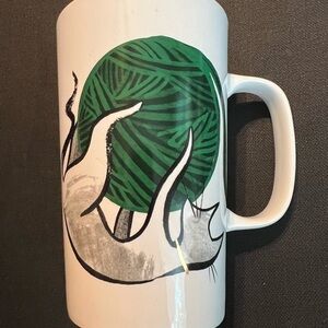 Starbucks Coffee mug 2015 Cat With Ball Of Yarn 16 Oz.